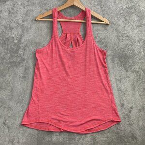 Lululemon Shirt Womens 6 Salute the Sun Singlet Tank Top Pink Athleisure Gym Run